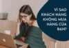 Vì sao khách hàng không mua hàng của bạn?
